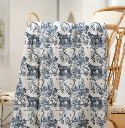 Appaloosa Horse Blanket - Toile Pattern