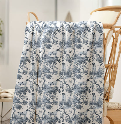 English Pointer Blanket - Toile Pattern