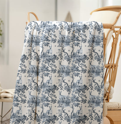 Pharoah Hound Blanket - Toile Pattern