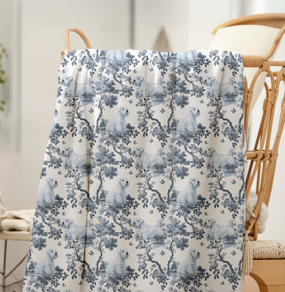 Sealyham Terrier Blanket - Toile Pattern