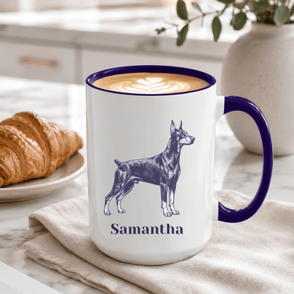 Doberman Mug - Personalized