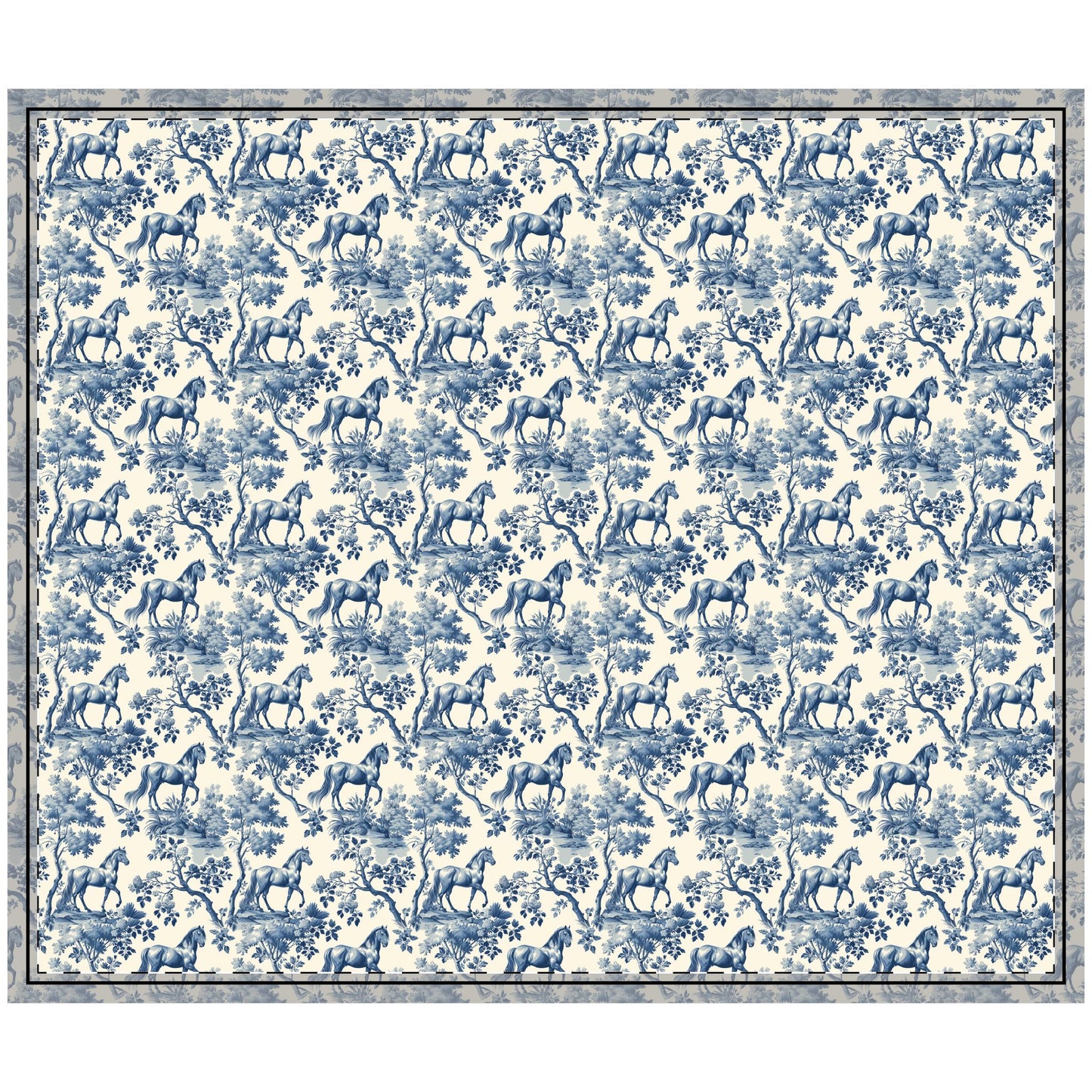 Quilted Coverlet · Garden Toile