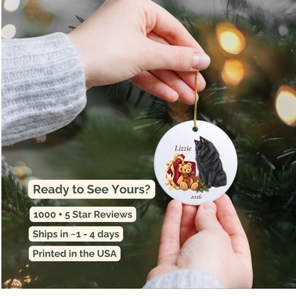 Schipperke · Bear Necessities Collection · Personalized Ornament