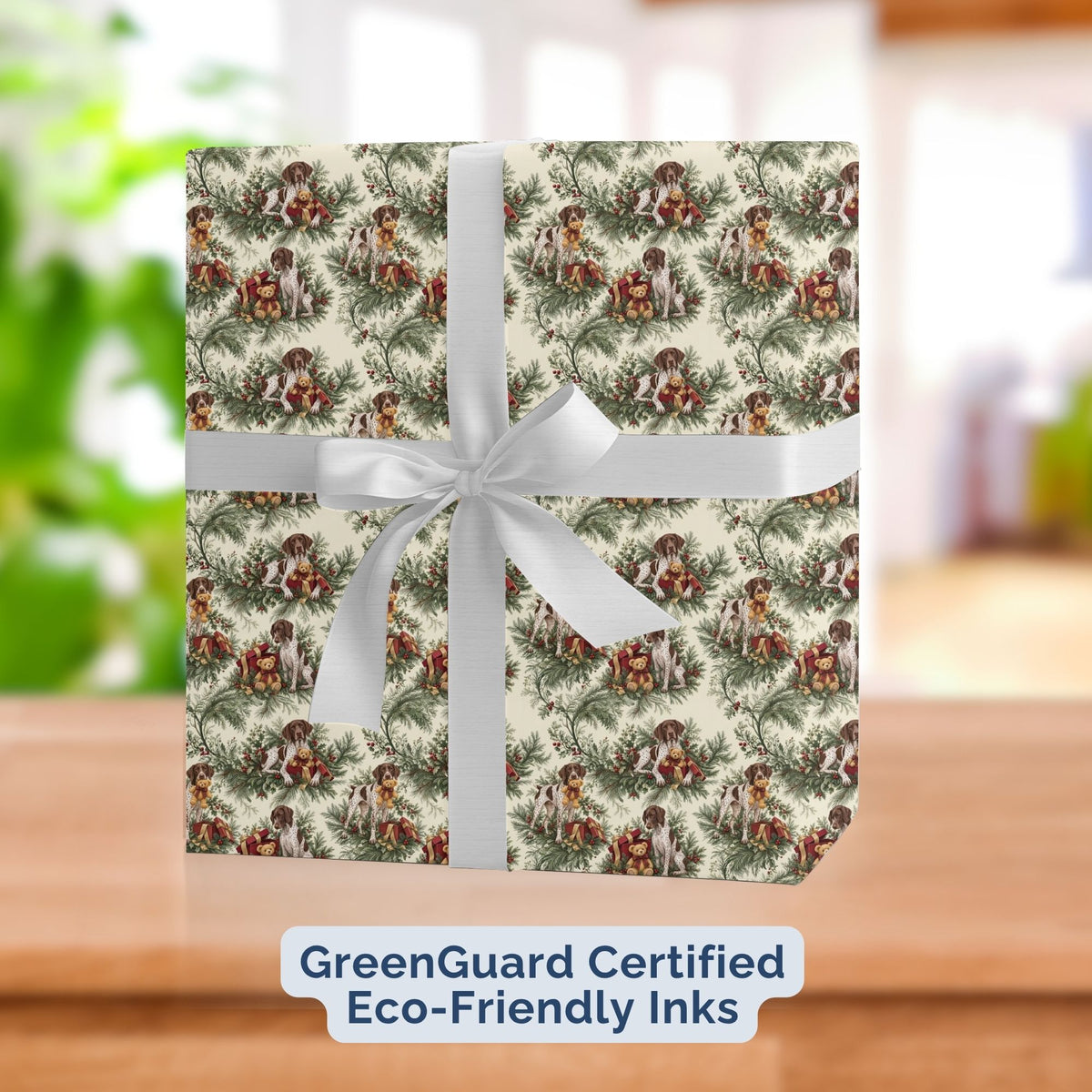 German Shorthaired Pointer Christmas wrapping paper