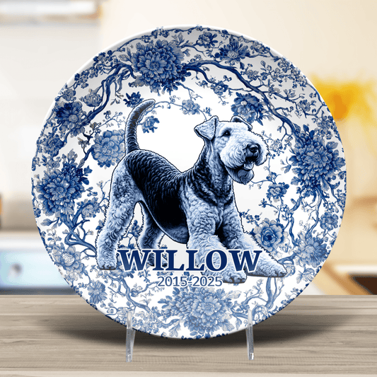 Airedale - Personalized Plate