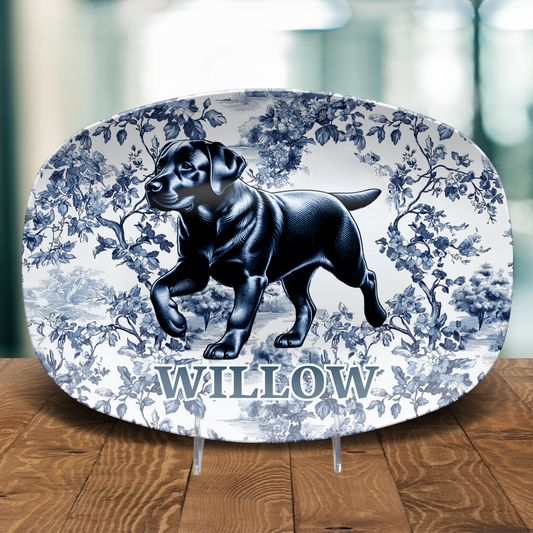 Labrador Retriever - Black Lab Serving Platter