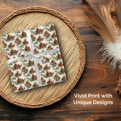 Doberman Pinscher red Christmas wrapping paper