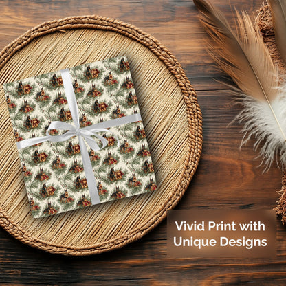 Doberman Pinscher Christmas wrapping paper