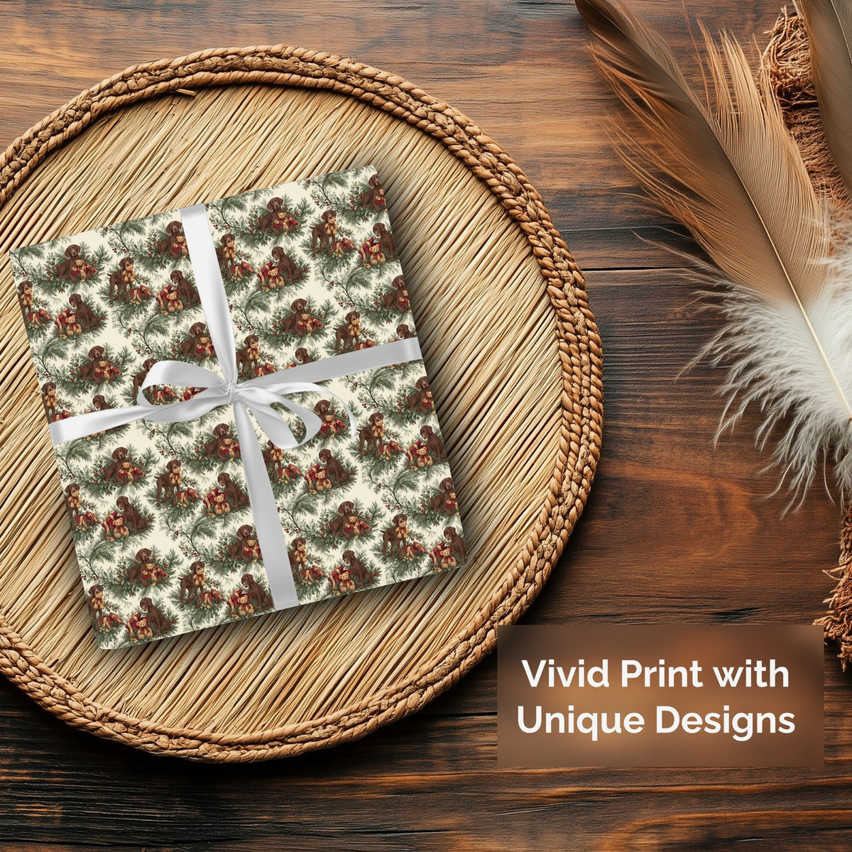 German Shorthaired Pointer Liver Christmas wrapping paper