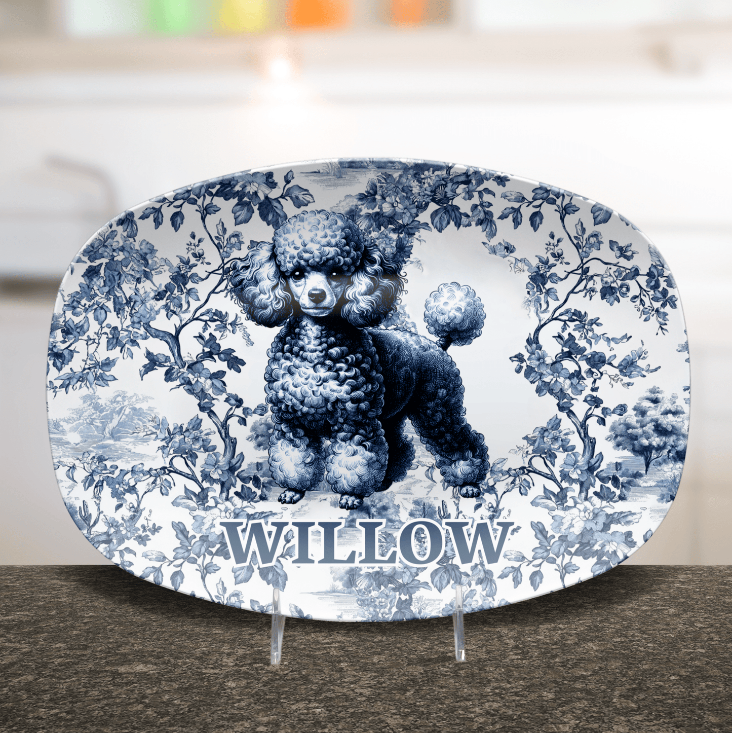 Poodle - Miniature - Serving Platter