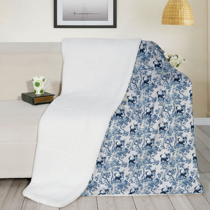 Chihuahua Blanket - Toile Pattern