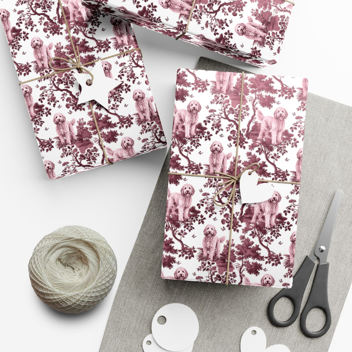 Goldendoodle Christmas wrapping paper