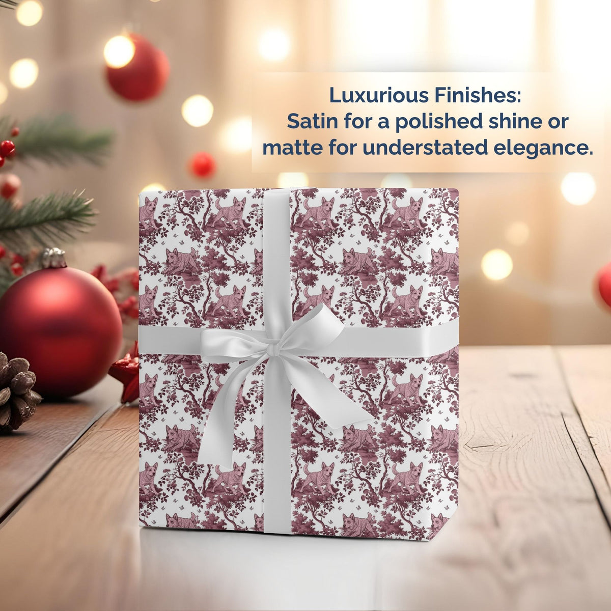 Australian Cattle Dog Christmas wrapping paper