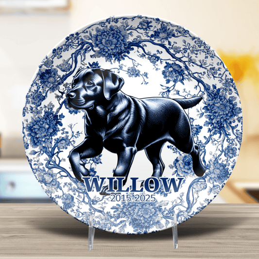 Labrador Retriever - Black Lab Personalized Plate