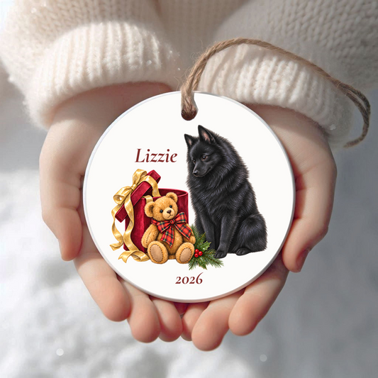 Schipperke · Bear Necessities Collection · Personalized Ornament