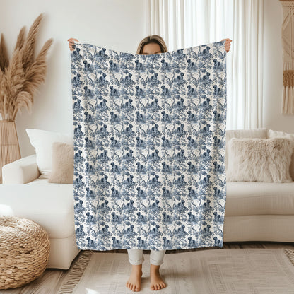 Bouvier des Flandres Blanket - Toile Pattern