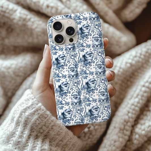 Pomeranian Phone Case - Toile Pattern