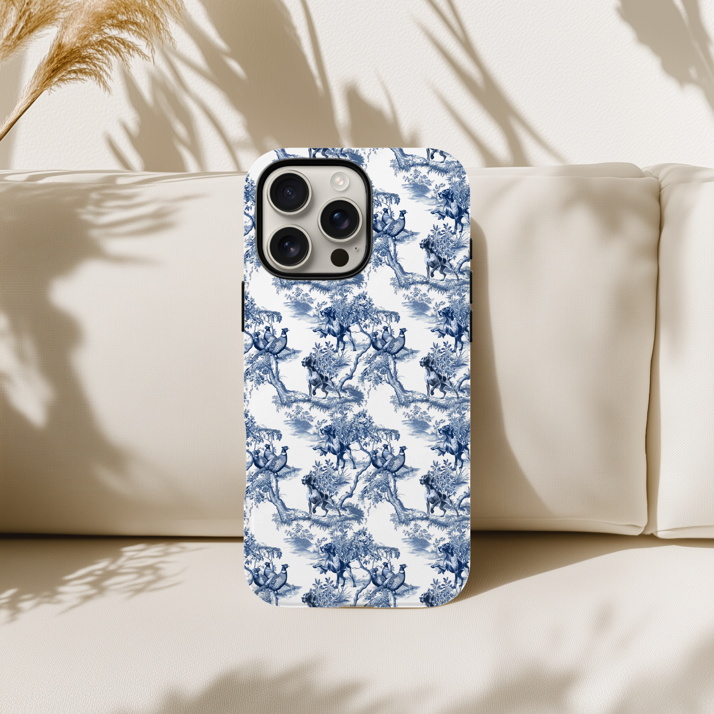 German Shorthaired Pointer Phone Case - Toile Pattern