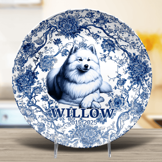 American Eskimo - Personalized Plate
