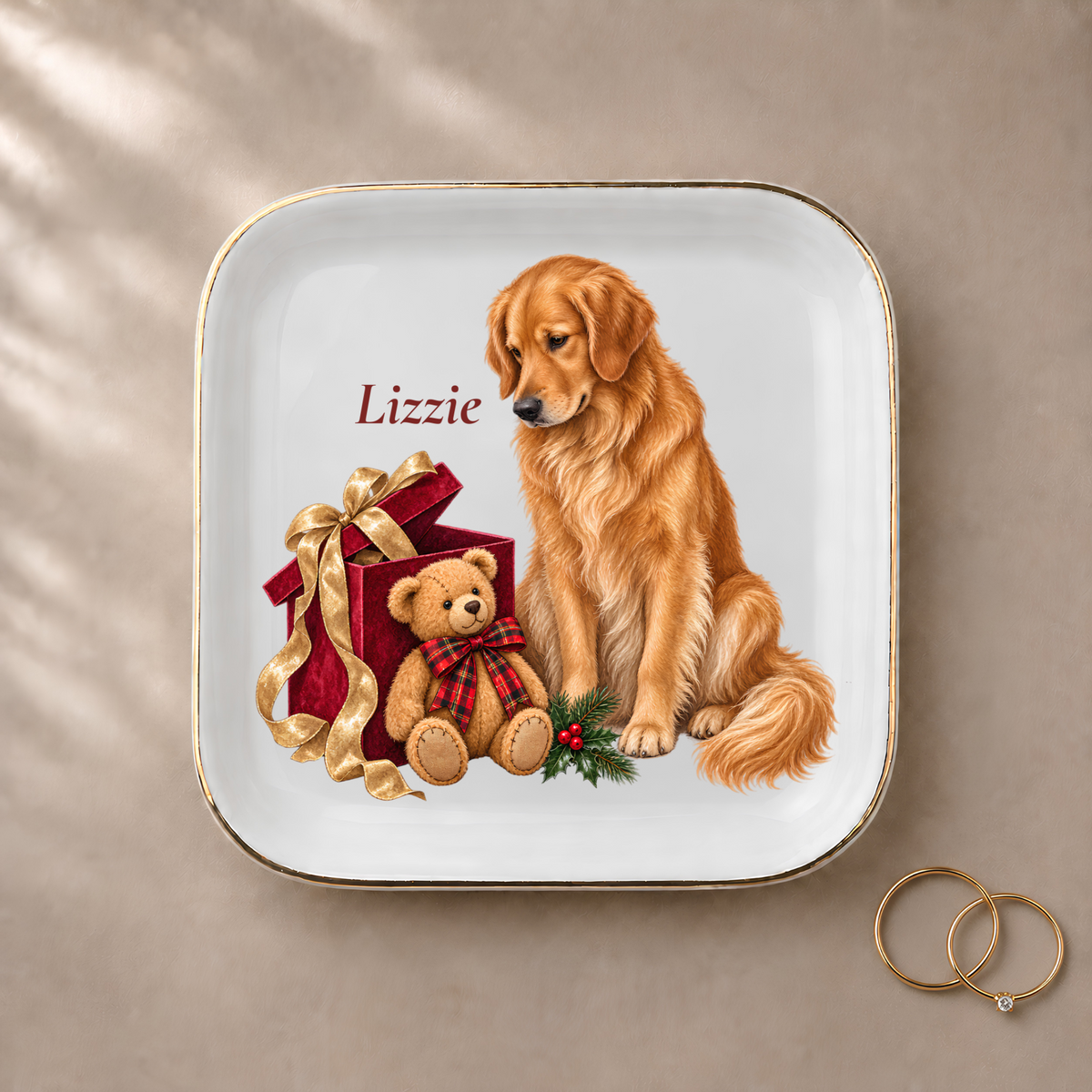 Golden Retriever Red · Jewelry Dish · Bear Necessities · Personalized