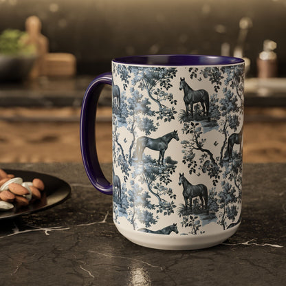 Thoroughbred Horse Toile Mug