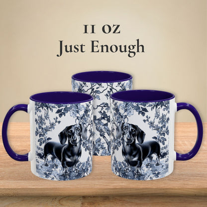 Dachshund Toile Mug