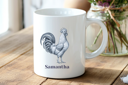 Rooster Mug - Personalized