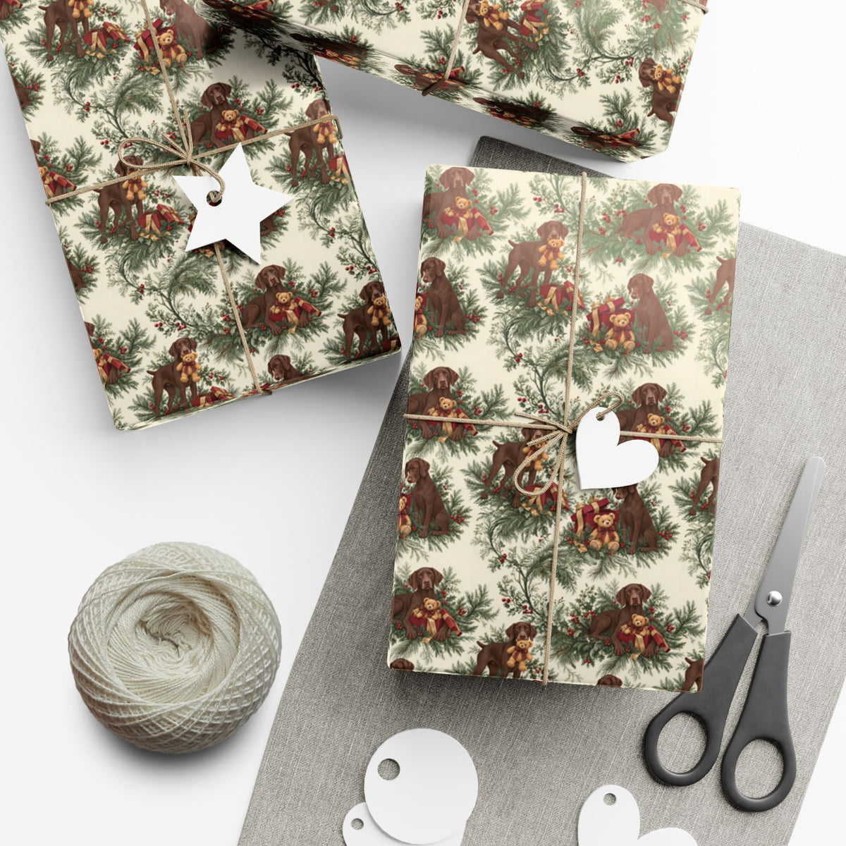 German Shorthaired Pointer Liver Christmas wrapping paper