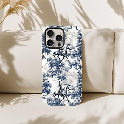 Cowboy Horse Phone Case - Toile Pattern