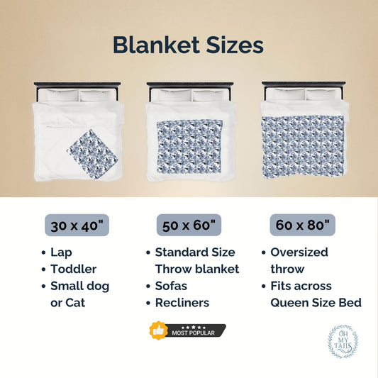 American Eskimo Blanket - Toile