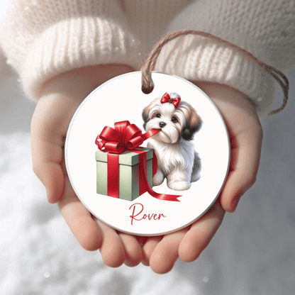 Havanese Ornament with Custom Name