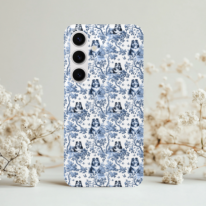Shetland Sheepdog · Garden Toile Phone Case