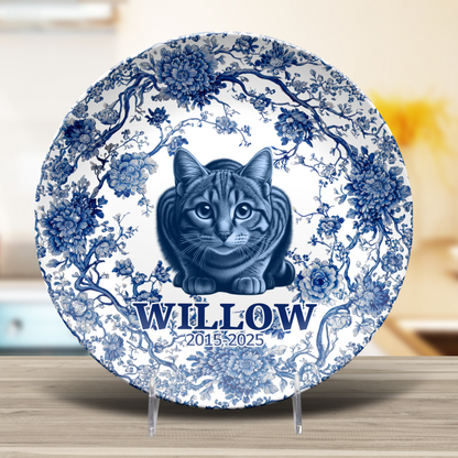 Tabby Cat - Personalized Plate