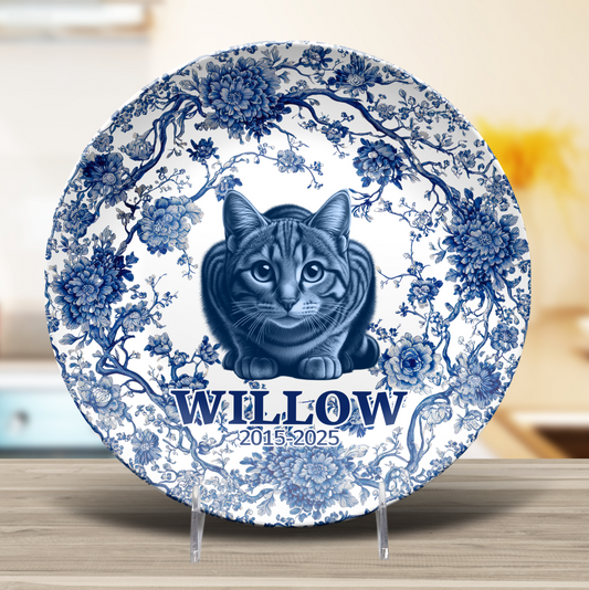 Tabby Cat - Personalized Plate