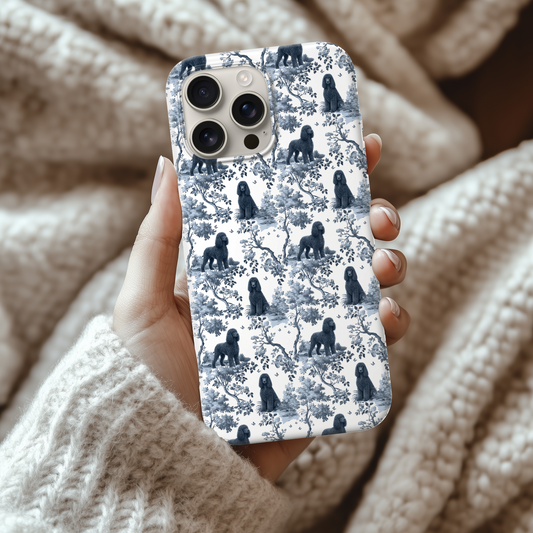 Irish Water Spaniel Phone Case - Toile Pattern