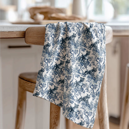 American Staffordshire Terrier Cotton Tea Towels -Toile Pattern