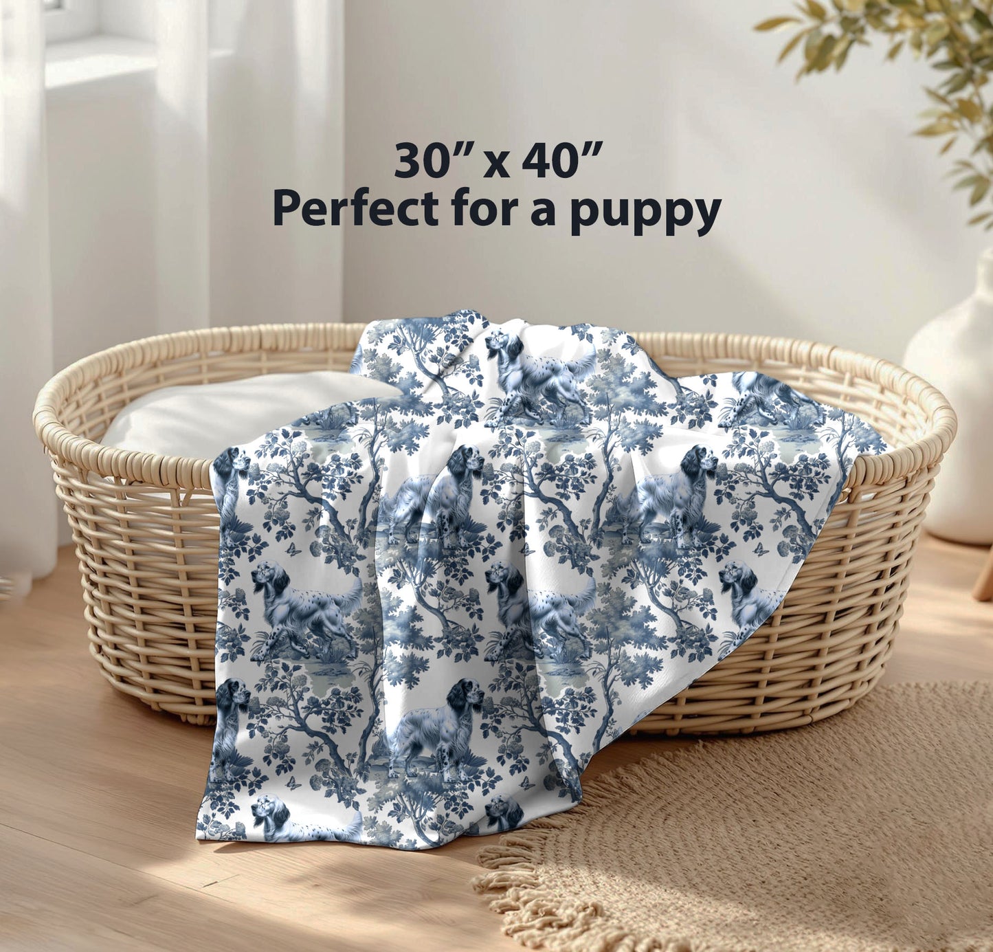 English Springer Spaniel Blanket - Toile