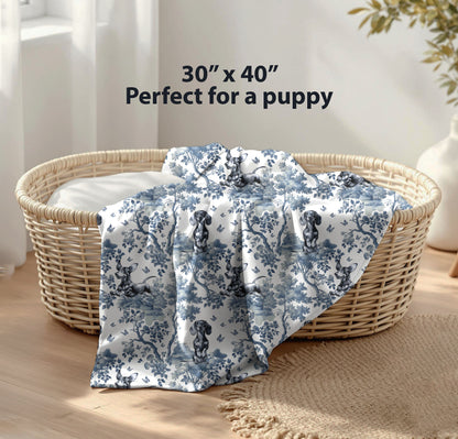 Dachshund Blanket - Toile