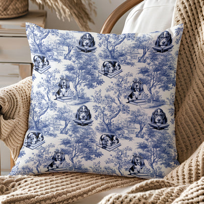 Basset Hound Pillow Pillow Cover - Toile