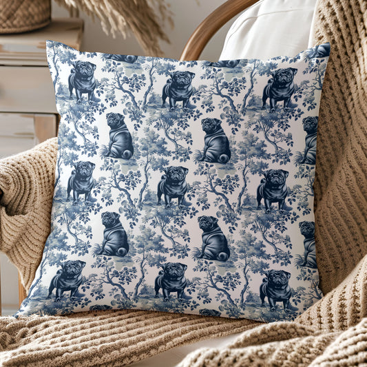 Pug Pillow Cover