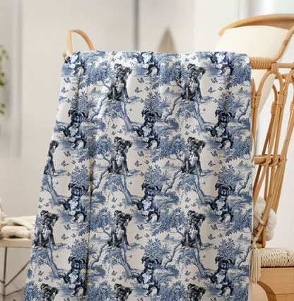 Boxer Dog Blanket - Toile