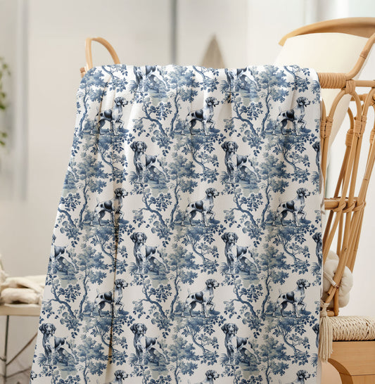 Brittany Spaniel Blanket - Toile