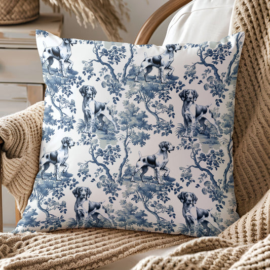 Brittany Spaniel Pillow Cover - Toile