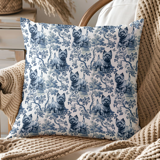 Cairn Terrier Pillow Cover - Toile