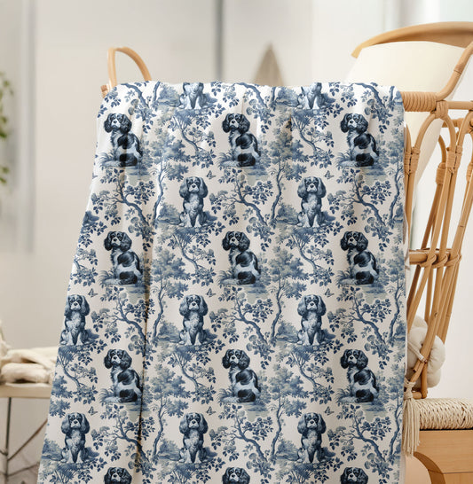 Cavalier King Charles Spaniel Blanket - Toile