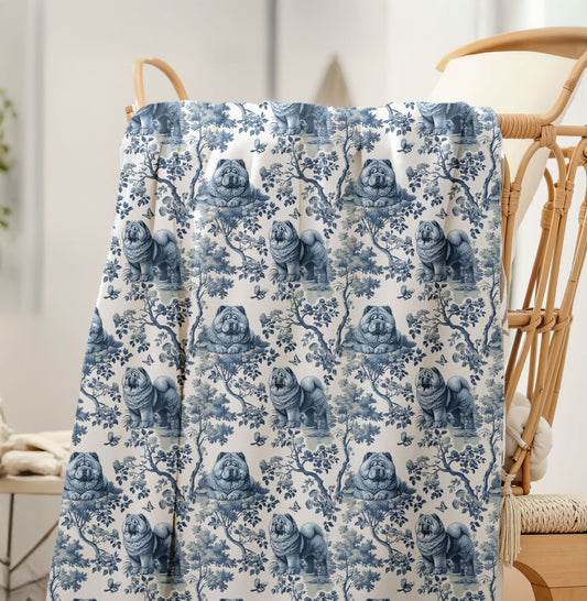 Chow Chow Blanket - Toile