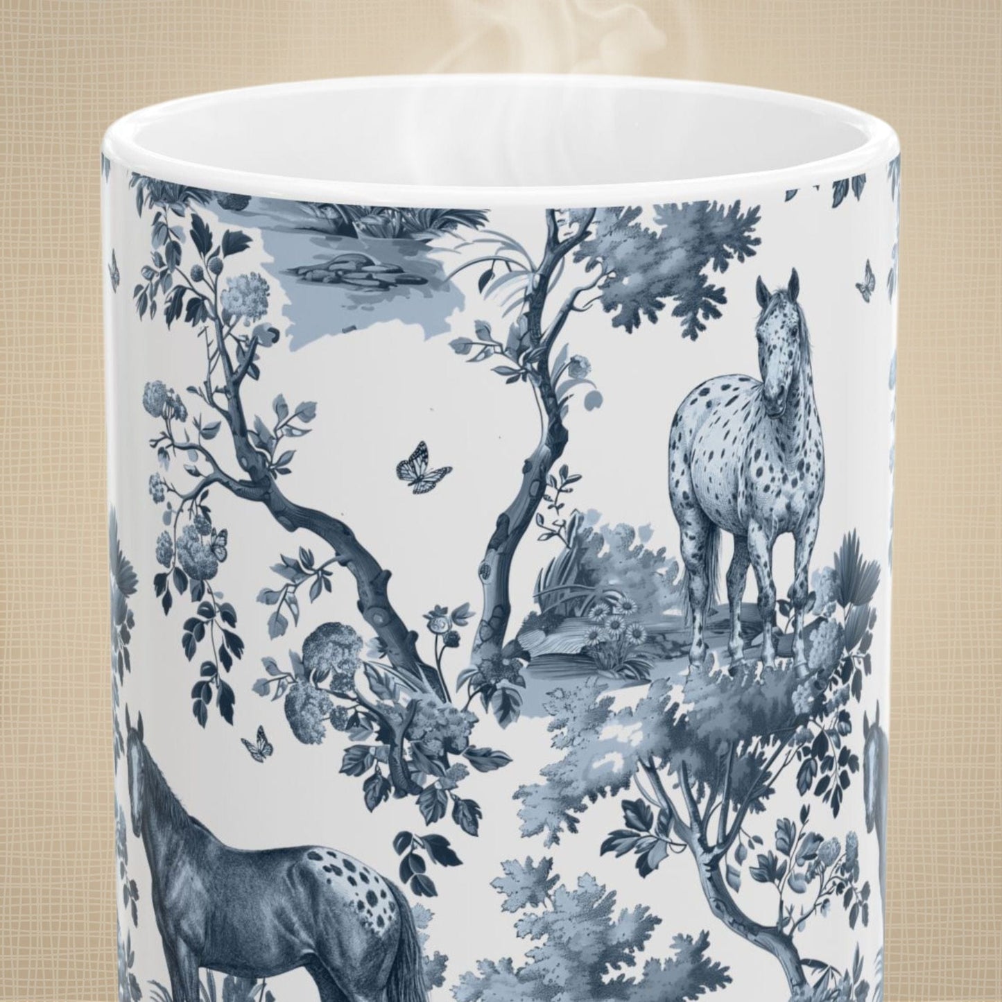 Appaloosa Horse Mug - Toile Pattern
