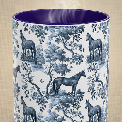 Thoroughbred Horse Toile Mug