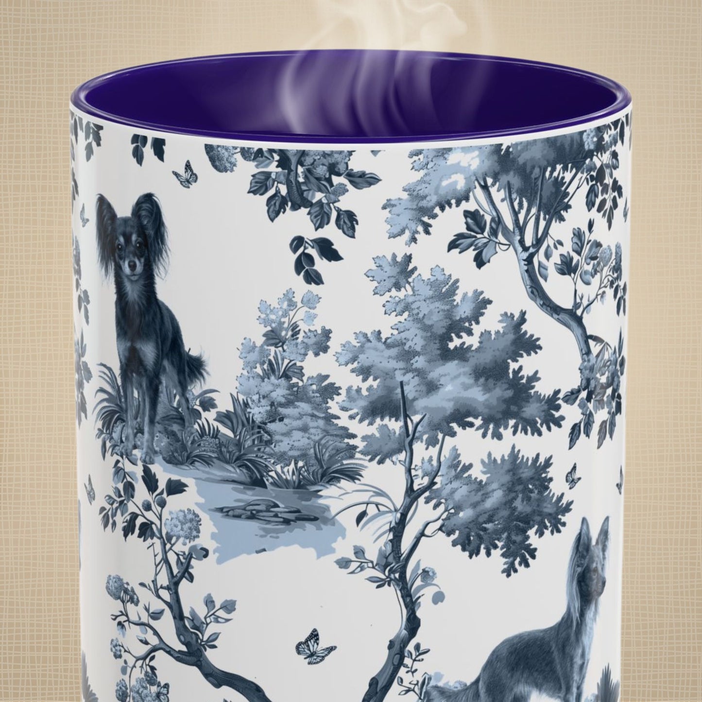 Russian Toy Mug - Toile Pattern