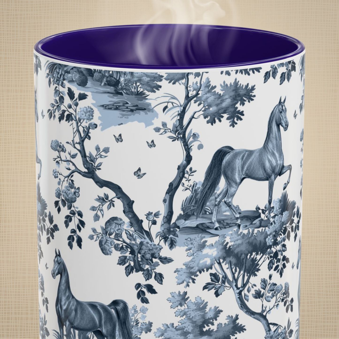 Saddlebred Horse Toile Mug